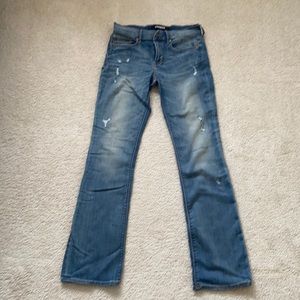 Express jeans. Barely boot Midrise stretch in size 4R